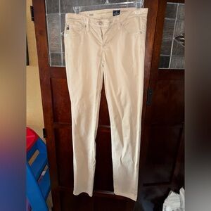 Ag Adriano Goldschmied Women's Cream Pants